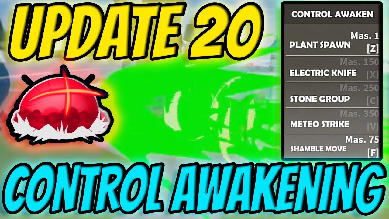 ⭐ Update 20 - Control Awakening/Rework Sneak Peek (Blox Fruits) 
