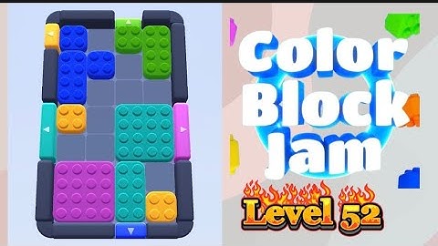 COLOR BLOCK JAM LEVEL 52#GAME#GAMES#GAMEPLAY