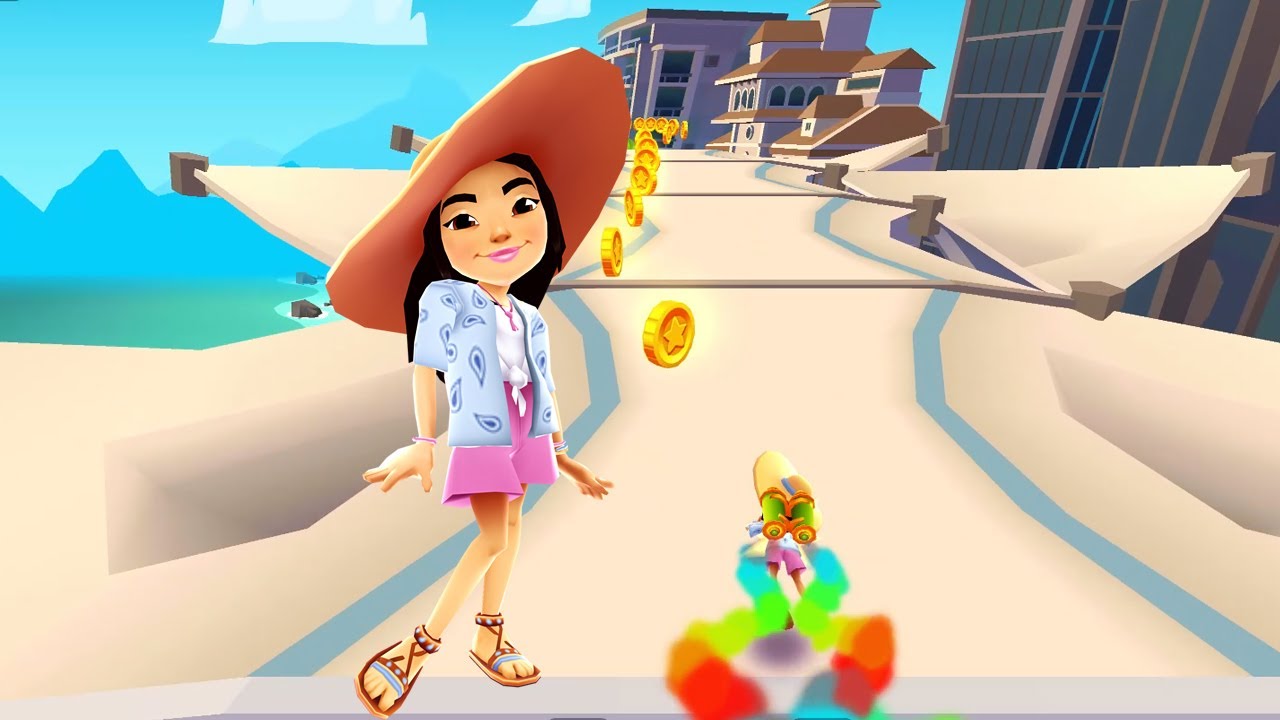 Subway Surfers Hawaii – Darryl Vs Lunar Tiger Board 