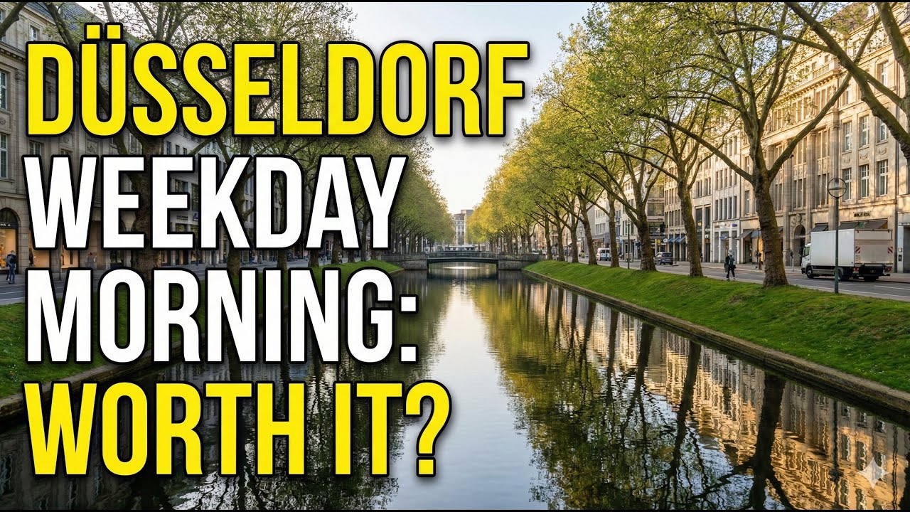 Düsseldorf on a Friday Morning: Peaceful Escape or Too Quiet?