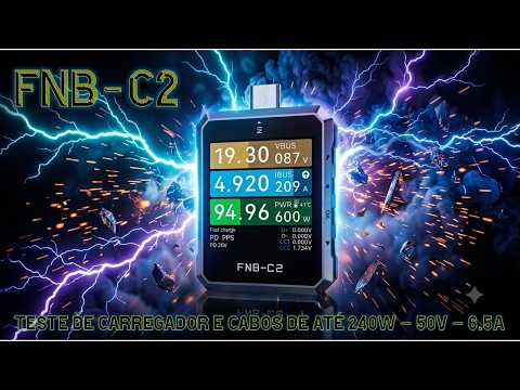 #fnirsi FNB-C2 = Now with USB Type-C, a powerful tester for your USB chargers
