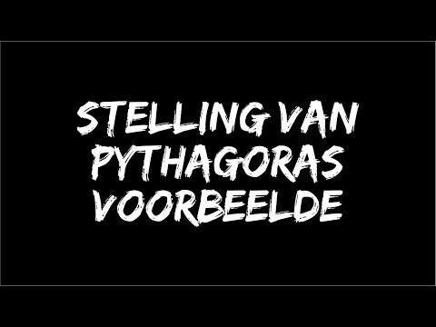 Video: Hoe Om Die Stelling Van Pythagoras Te Bewys