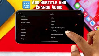 Change Subtitle and Audio Language on Amazon Prime Video! screenshot 5