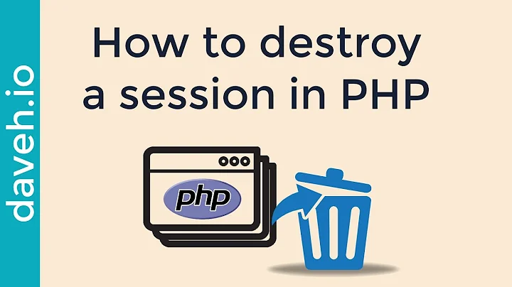 Sessions in PHP: completely destroy a session, even without closing the browser