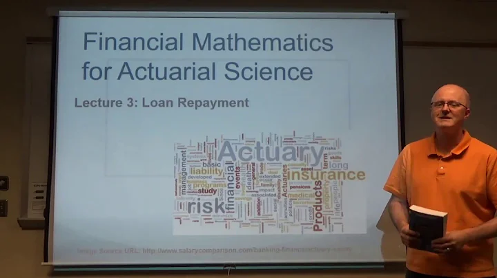 Financial Math for Actuaries, Lecture 3: Loans and Loan Repayment - DayDayNews