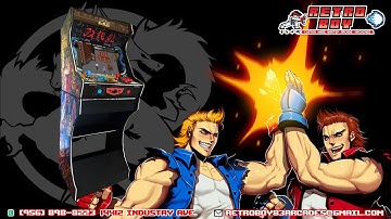 19” Double Dragon Bartop Arcade With Hyperspin & Matching Stand Preview