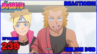 Boruto Episode 239 ENGLISH DUB - Reactions