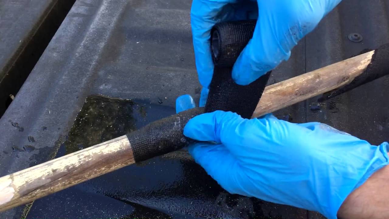 Strong Fiberglass Repair tape Fix It Wrap similar to Fiber Fix YouTube