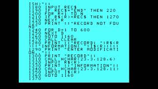 Ti99/4A Typed in Program from the Magazine :- Computer weekly (Record Keeper)