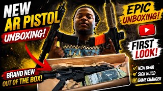 I BOUGHT A NEW AR PISTOL |UNBOXING DROP IN FRT INSTALLED ..