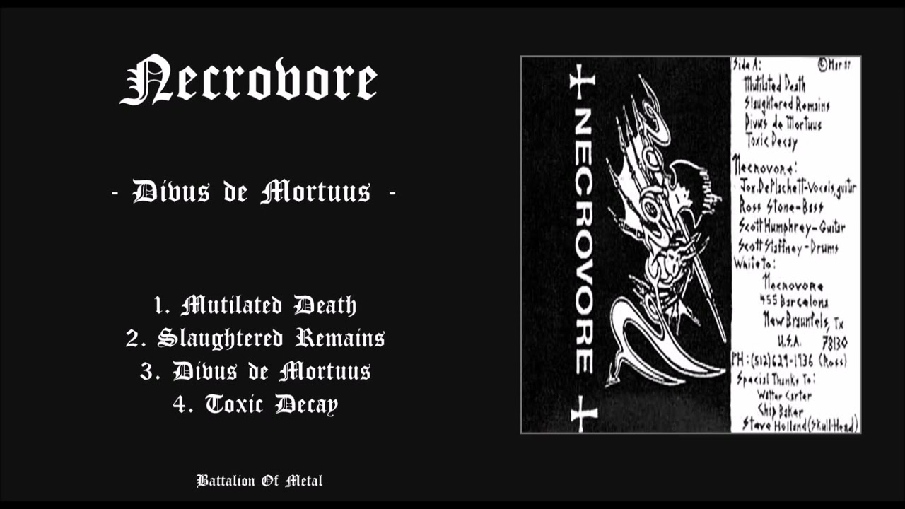 NECROVORE - Divus de Mortuus (FULL DEMO) USA