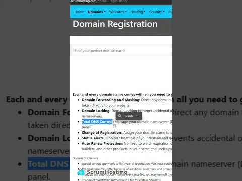 Register Your Domain Name Today with ScrumHosting.com #Shorts #Short