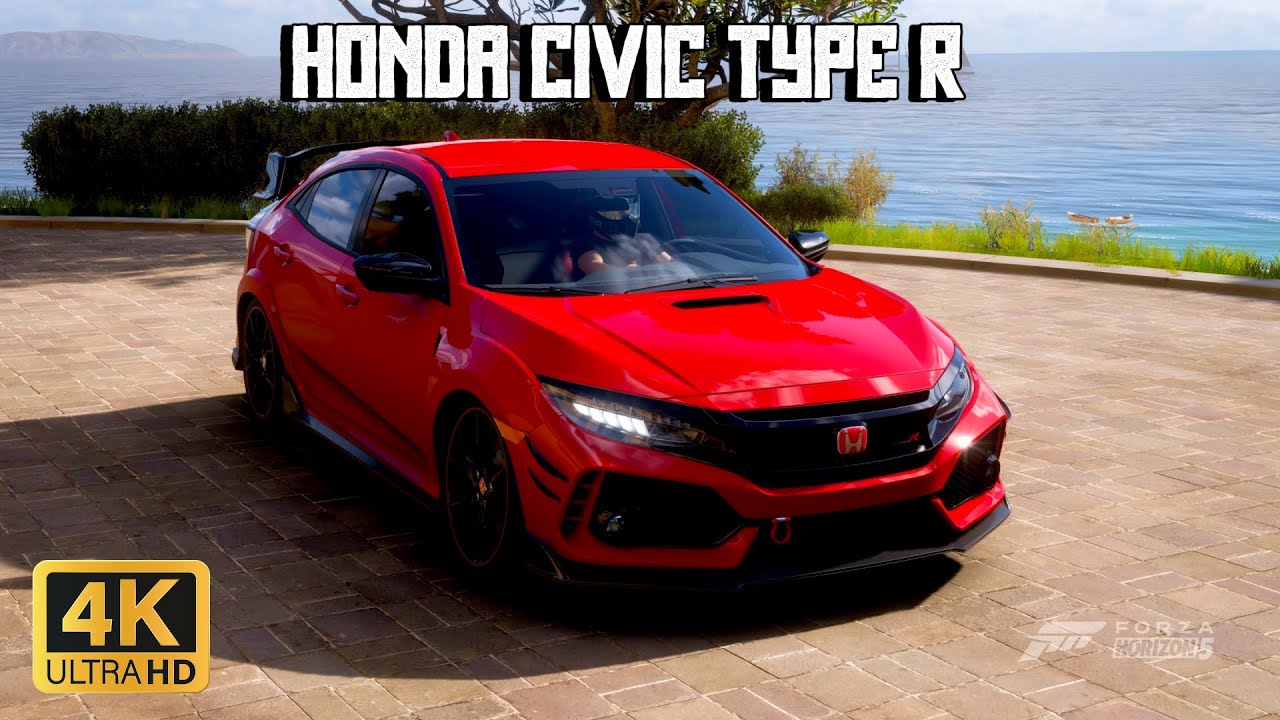 HONDA CIVIC TYPE R 2018 | FORZA HORIZON 5 | CONDUCCION REALISTA | LOGITECH G29 | 4K