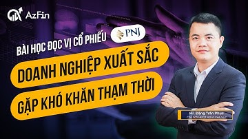 Đọc vị cổ phiếu - Doanh nghiệp xuất sắc gặp khó khăn tạm thời (bài học) | AzFin
