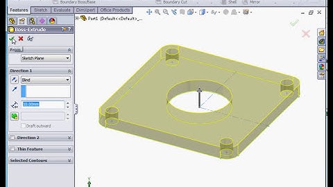 Learn SolidWorks - SolidWorks Video Tutorial - Basic Exercise