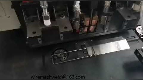 Fully Automatic Square Wire Forming and Butt Welding Machine