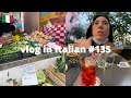 vlog in Italian 135: al mercato rionale, dal parrucchiere, aperitivo di buon'ora (Subs)