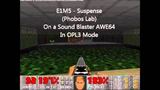 DOOM - E1M5 - Suspense - OPL3