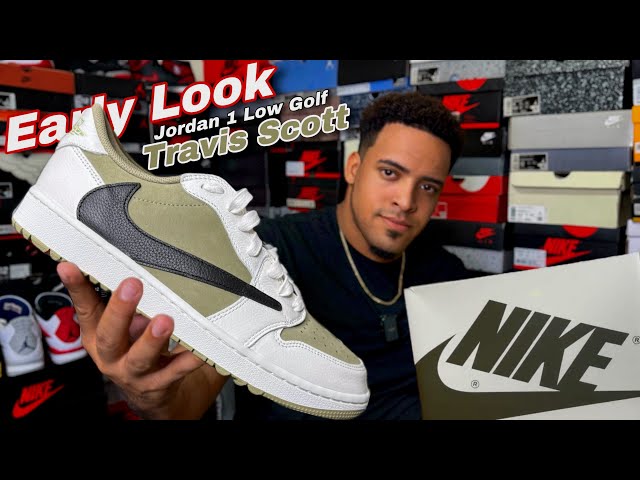 Jordan 1 Low Golf TRAVIS SCOTT “EARLY LOOK” + On Feet - YouTube