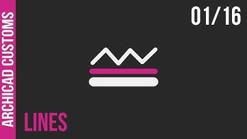 Customize Archicad - Lines (Line Types) 01/16