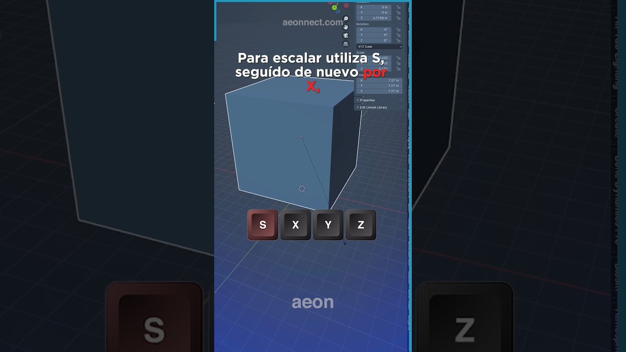 Domina los Atajos de Transformación en Blender para Modelado 3D
