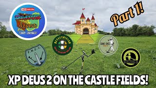 XP DEUS 2 ON THE CASTLE FIELDS! #metaldetectinguk #FMDC #deus #castle #xpdeus2