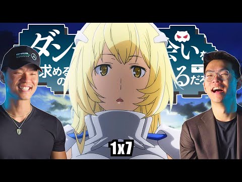 EPIC TRAINING MONTAGE!! - Danmachi Episode 7 Reaction