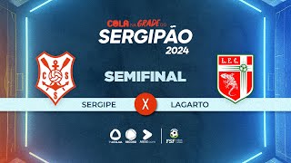 Sergipe X Lagarto - Campeonato Sergipano 2024 - Ao Vivo Tv Atalaia - 06042024