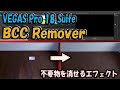 【VEGAS Pro 18 Suite】動画に写ってしまった不要物を誤魔化せるエフェクト「BCC Remover」で遊んでみた！