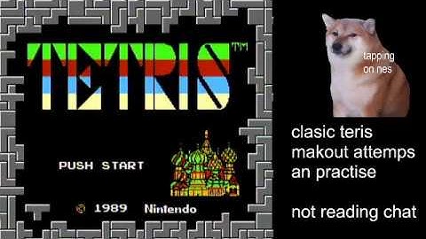 First 19-4 clear on NES Tetris