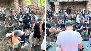 Young People In Ukraine Are Holding Raves To Clean Up Cities Destroyed By The War