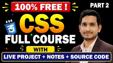 CSS Tutorial For Beginners | CSS Full Course - Basic to Advance 🔥🔥 | Part 2