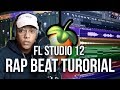 FL STUDIO 12 BEGINNER HIP HOP BEAT TUTORIAL 2017 | Old School Rap Beat (PART 4)