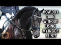 HOW DO I TURN WITHOUT USING MY INSIDE REIN? - Dressage Mastery TV Episode 190