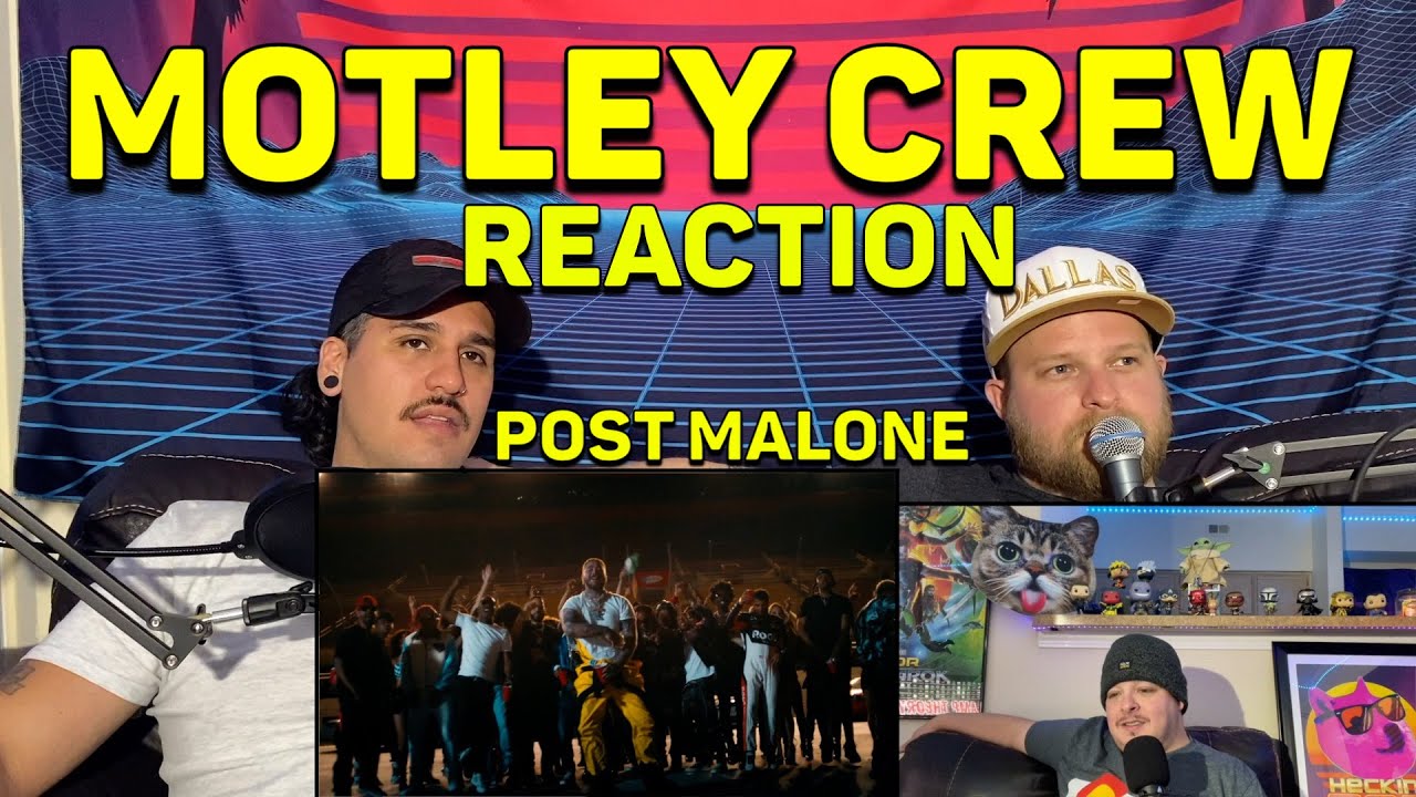 Post Malone - Motley Crew (Official Video) REACTION Post Malone - Motley Crew (Official Video) REACTION