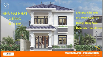 Mẫu Thiết Kế Biệt Thự 2 Tầng Mái Nhật Đẹp tại Thái Bình - Thiết kế Thi công tron gói tại Thái Bình