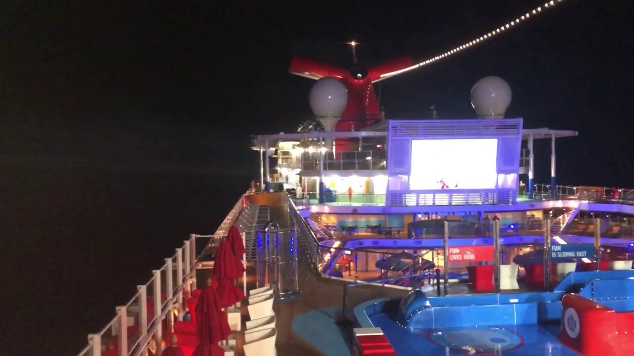 carnival cruise ship in rough seas