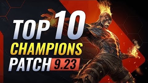 Top 10 BEST Champions - Teamfight Tactics Patch 9.23