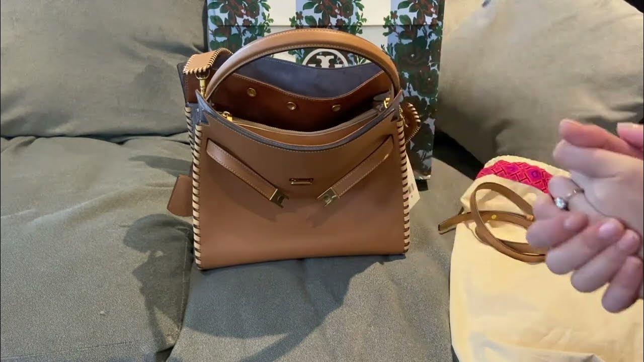 TORY BURCH LEE RADZIWILL DOUBLE BAG REVIEW & COMPARISON 2020: WHAT FITS,  MOD SHOTS