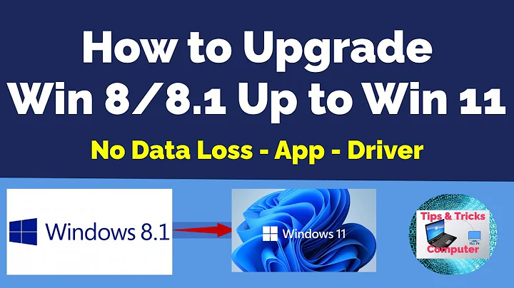 How to upgrade windows 8/8.1 to windows 11 for free without losing Data - Software - Applications