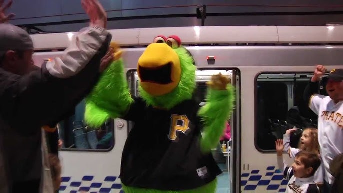 Pittsburgh Pirates Parrot Mascot Bat Pose – The Emblem Source