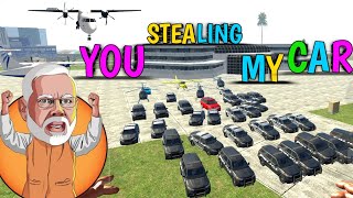 I Stealing Prime Minister's Car In Indian Bike Driving 3D 🤑|Stealing Pm car In IBD3D 🤩