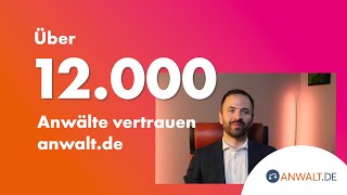 Erste Anlaufstelle Für Ratsuchende Ihr Anwalt.de-Profil