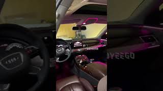 Your Audi A8L Deserves More Than Stock Lights Watch Us Install 25 Ambient Lights With 256 Colors