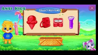 Color Kids Coloring Games Cartoon Video Game Play Colors And Shapes Watch and learn Collecting screenshot 5