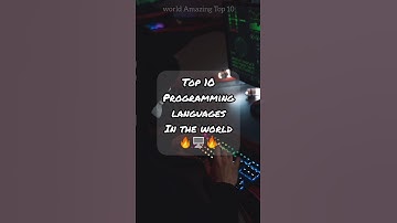 Top 10 programming languages in the world 🖥️🔥 #programming #python #shorts