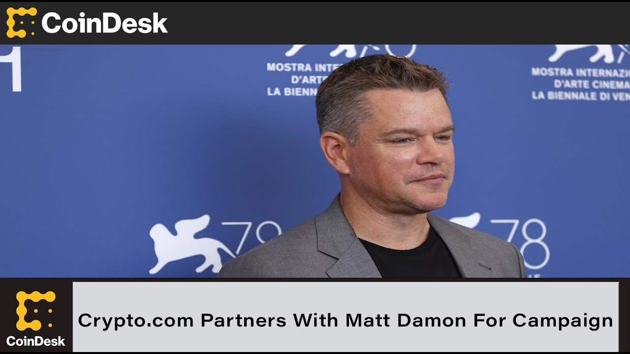 Crypto.com Launching $100M Global Advertising Campaign Featuring Matt Damon