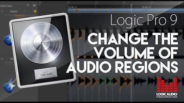 Logic 9 - Change The Volume Of Audio Regions