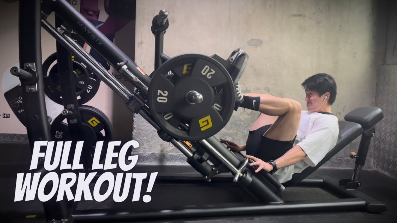 Machine Leg Workout Example Tutorial Full leg workout | GYMNATION - YouTube