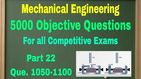 5000 Objective Questions Mechanical Engineering